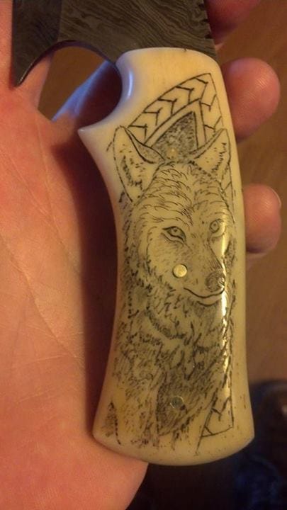 KBS Knives Store Gut Hook Knife Custom Hand Made Gut Hook Knife