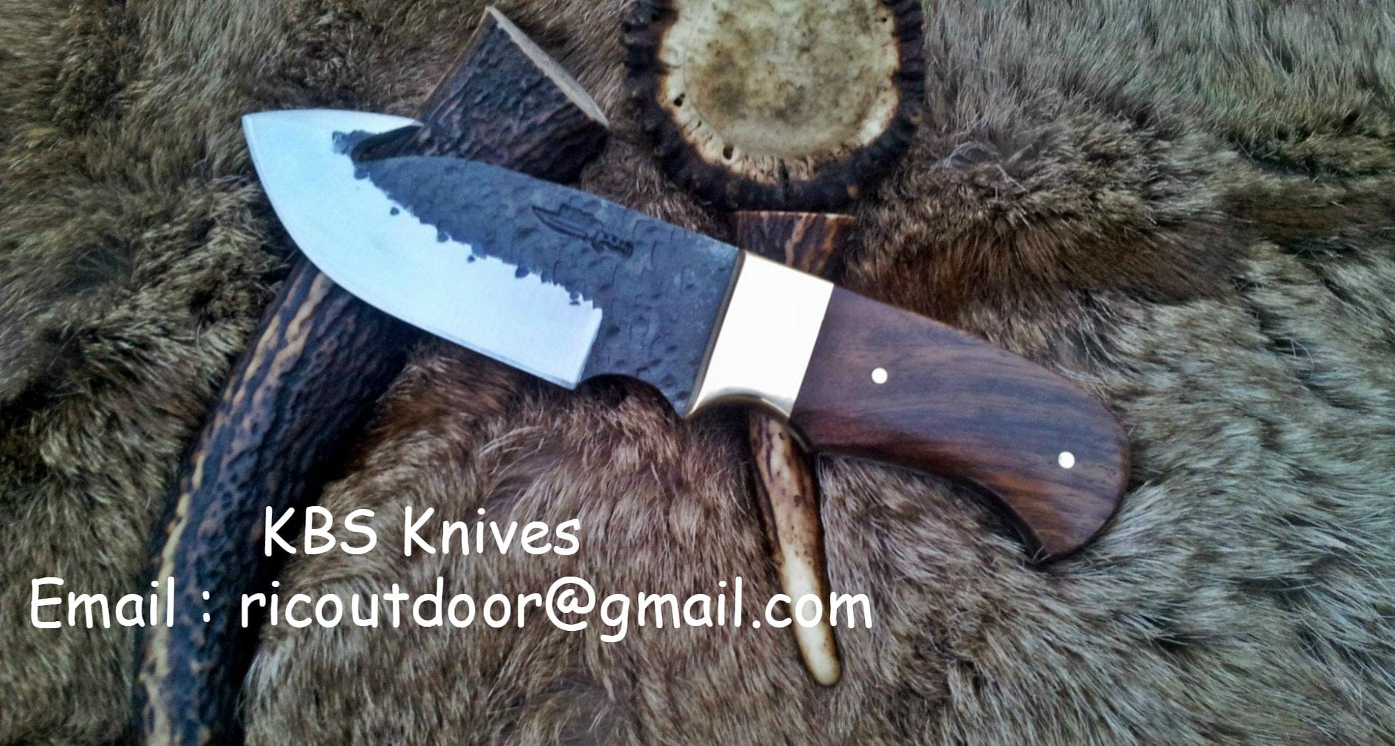KBS Knives Store Gut Hook Knife Hand Forge High Carbon Steel Gut Hook Knife