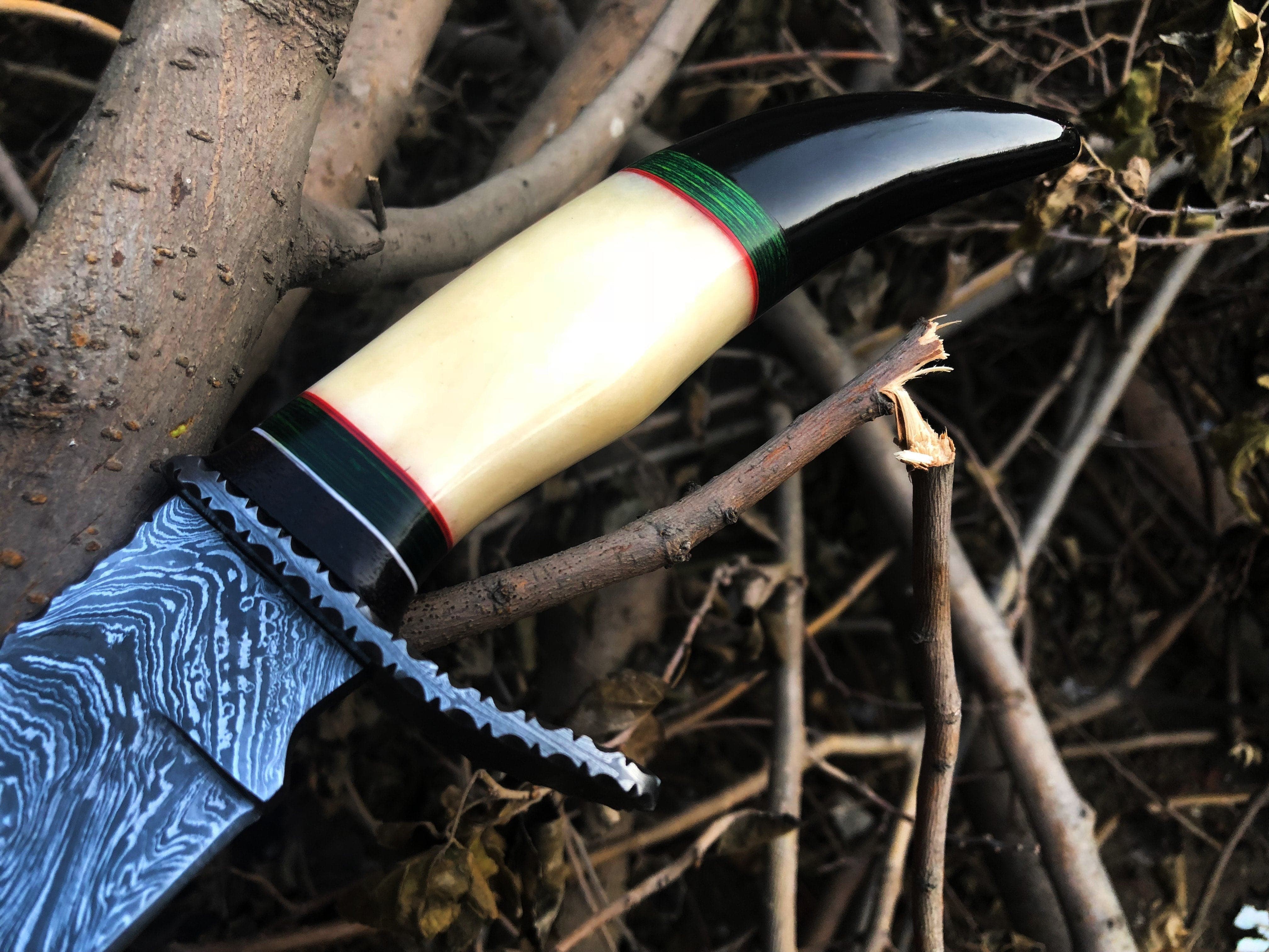KBS Knives Store Hunting Knife Christmas Sale !!! New Custom Handmade Damascus Steel Hunting Knife