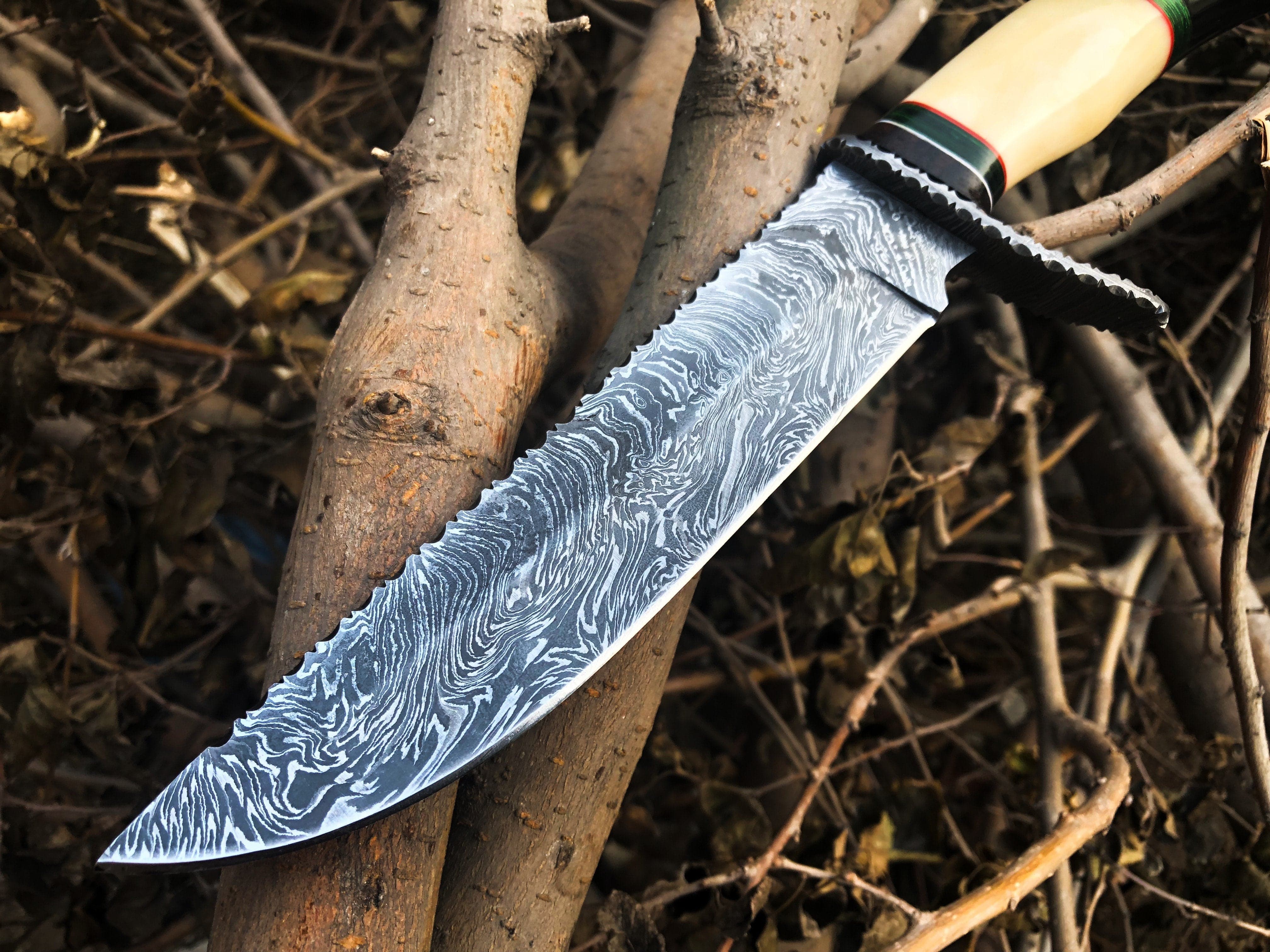 KBS Knives Store Hunting Knife Christmas Sale !!! New Custom Handmade Damascus Steel Hunting Knife