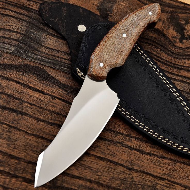 KBS Knives Store Hunting Knife Custom Handmade D2 Steel Hunting Knife with G10 Handle – 9" | KBS Knives