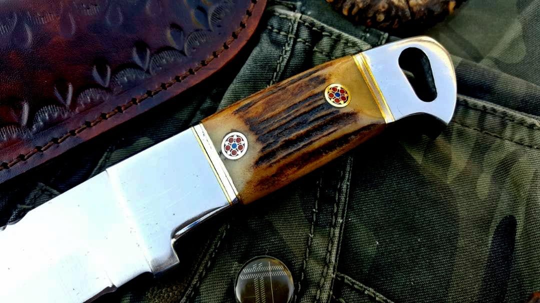 KBS Knives Store Hunting Knife Custom Handmade D2 Tool Steel Hunting Knife