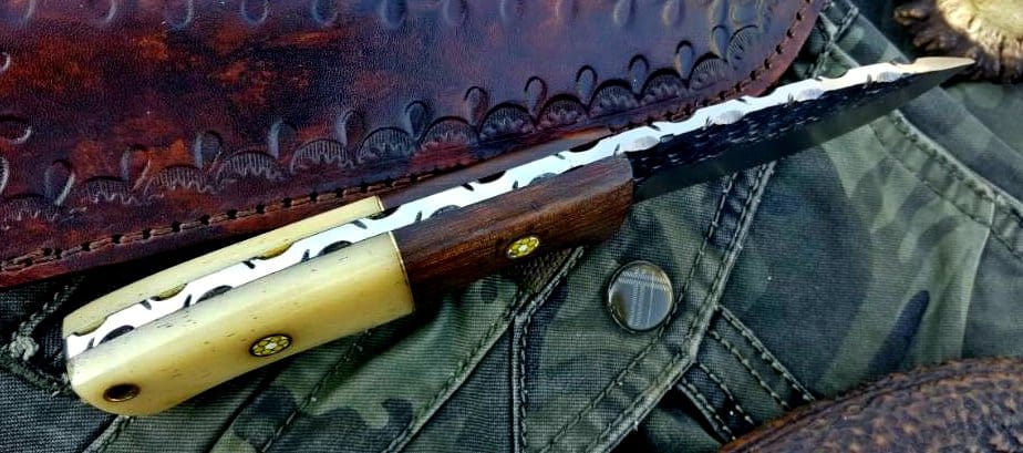 KBS Knives Store Hunting Knife Custom Handmade Hand Forged 1095 Steel Hunting Knife