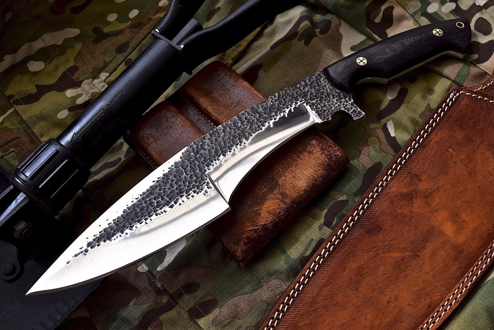 KBS Knives Store Hunting Knife Custom Handmade Hunters Knife with Leather Sheath