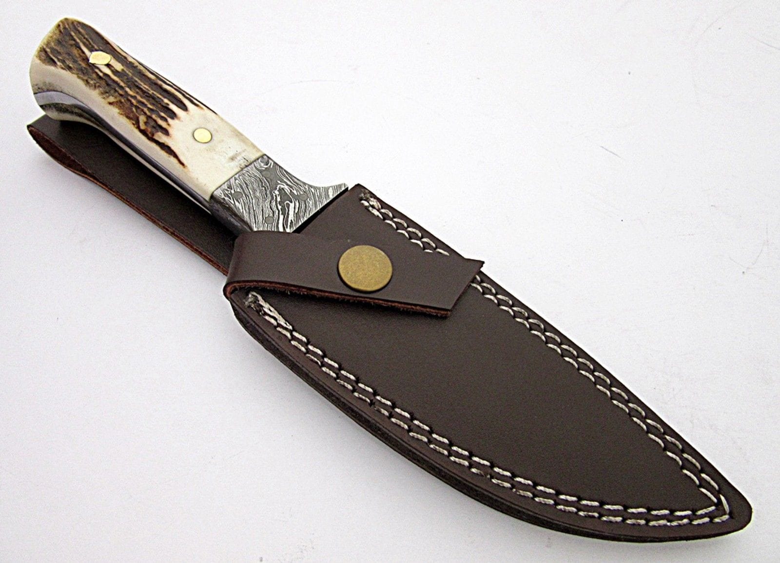 KBS Knives Store Hunting Knife Damascus steel fire twist hunting knife