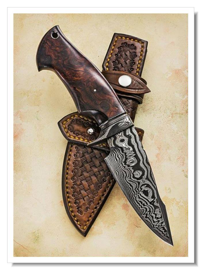 KBS Knives Store Hunting Knife Damascus steel Hunting knife