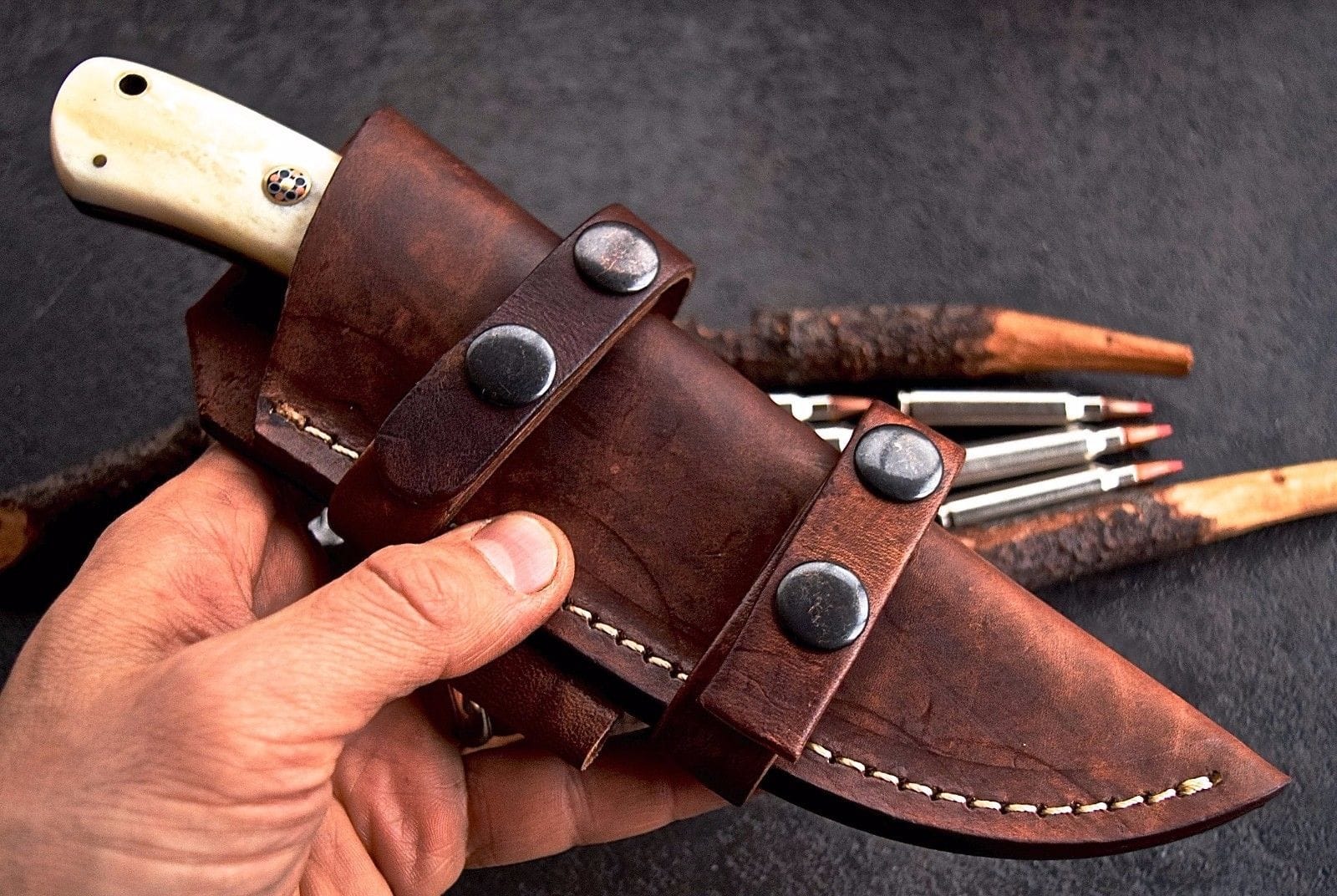 KBS Knives Store Hunting Knife Damascus steel Hunting/skinn knife