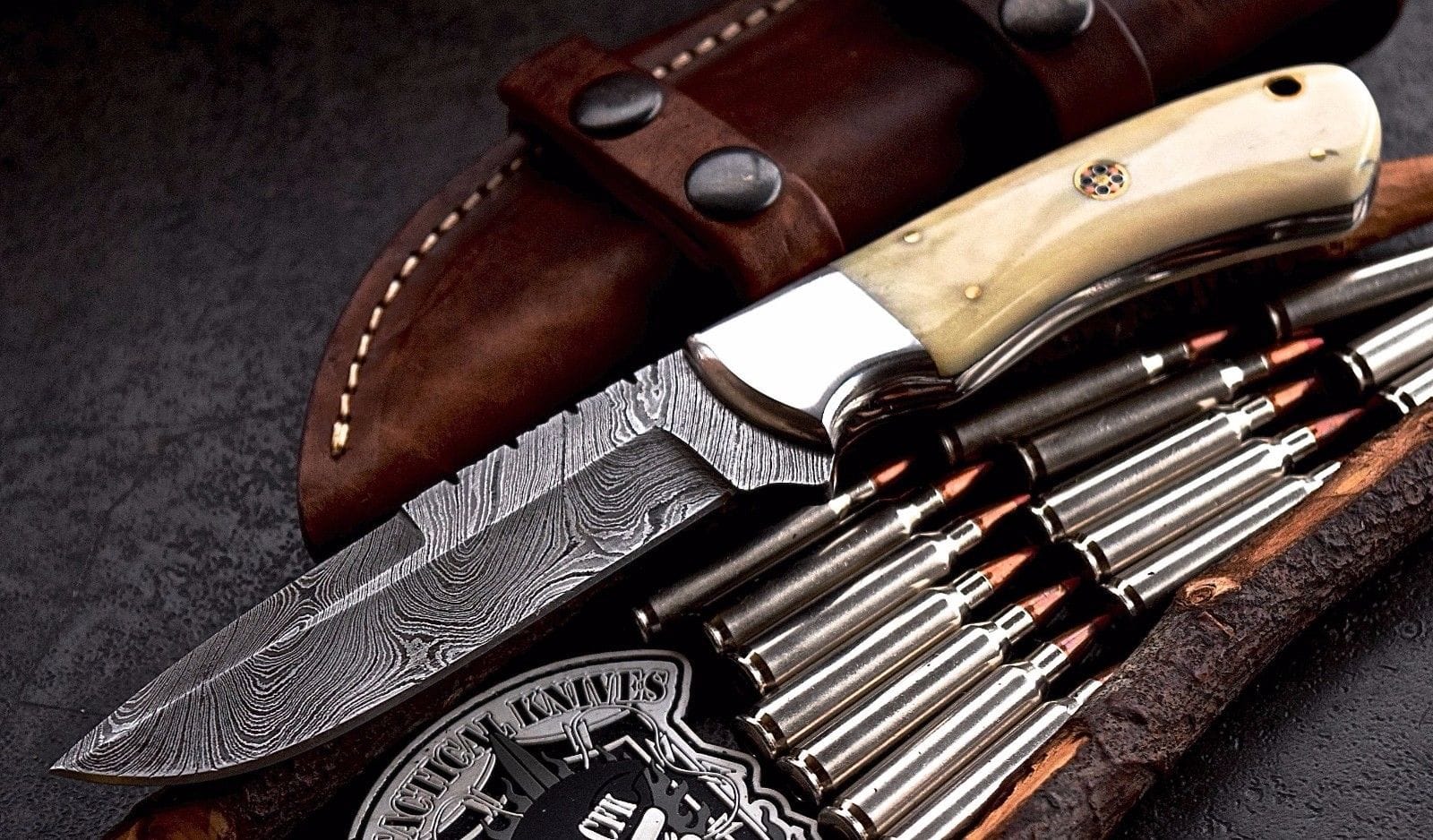 KBS Knives Store Hunting Knife Damascus steel Hunting/skinn knife
