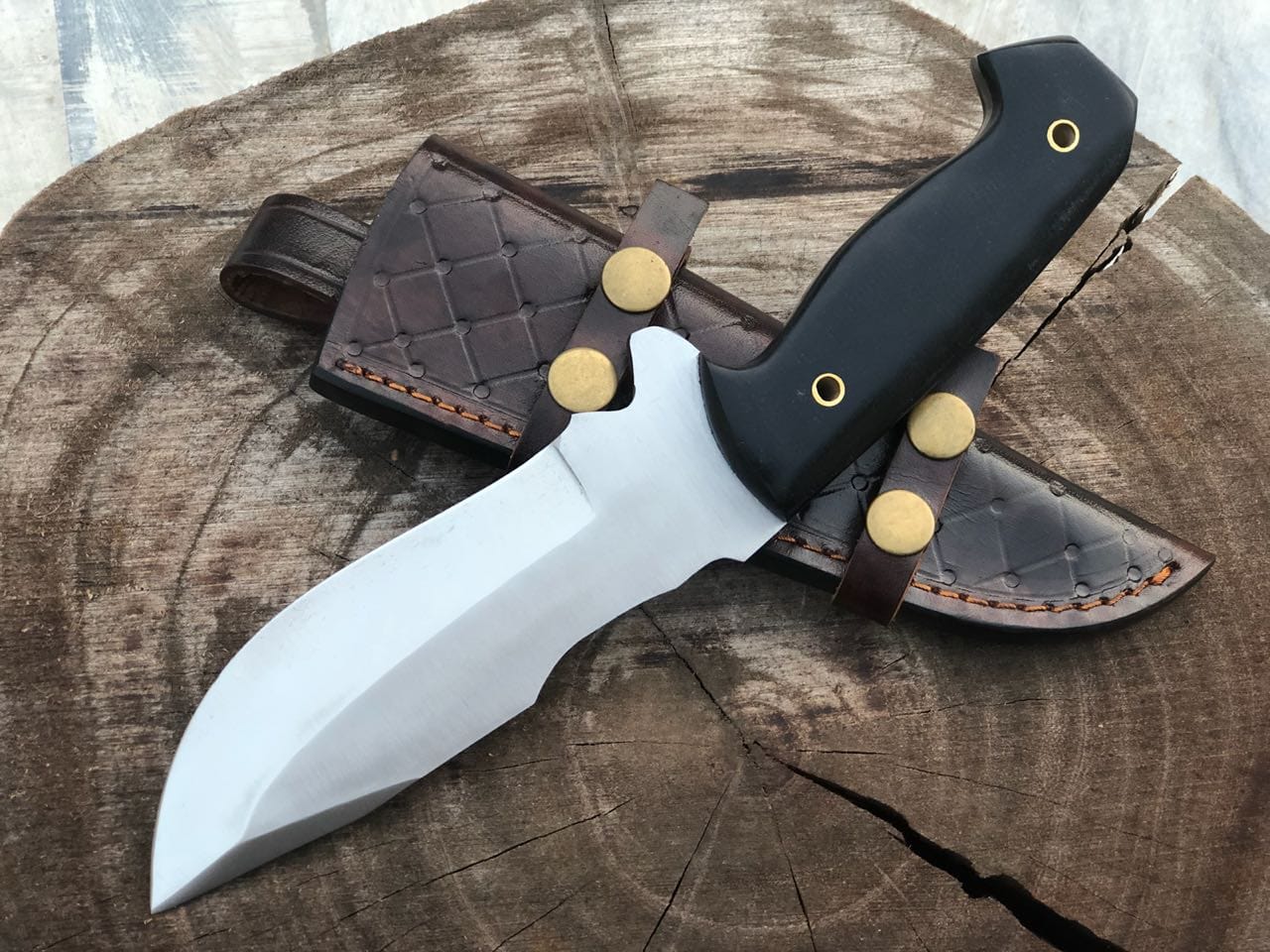 KBS Knives Store Hunting Knife Full Tang Custom Handmade D2 Steel Hunting Camping Knife