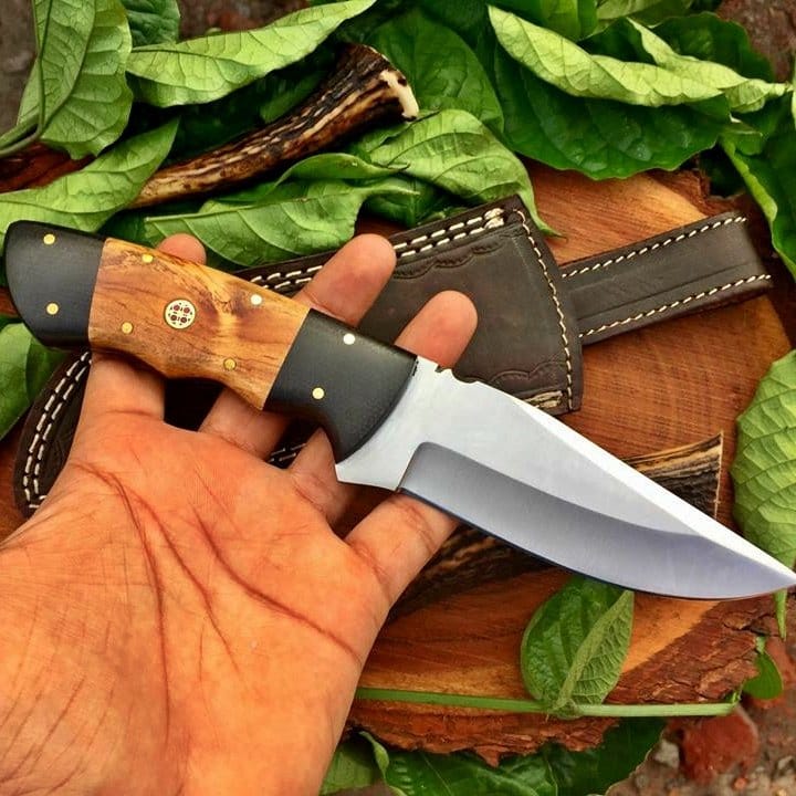 KBS Knives Store Hunting Knife Full Tang Custom Handmade D2 Steel Hunting Camping Knife
