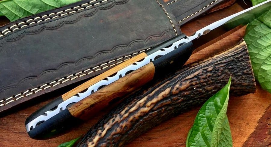 KBS Knives Store Hunting Knife Full Tang Custom Handmade D2 Steel Hunting Camping Knife
