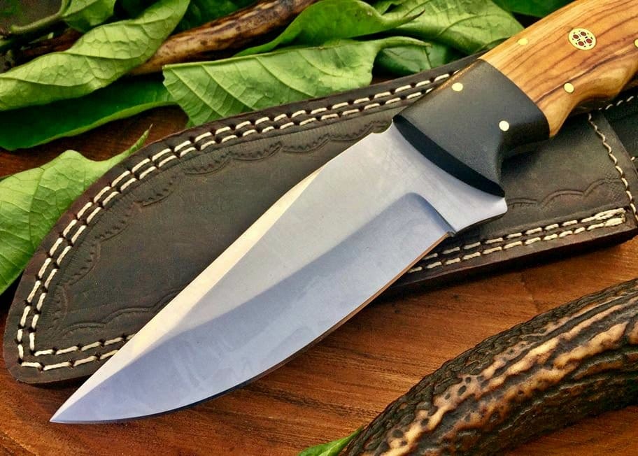 KBS Knives Store Hunting Knife Full Tang Custom Handmade D2 Steel Hunting Camping Knife
