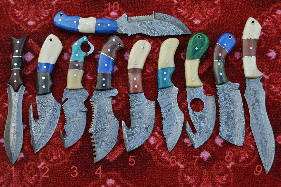 KBS Knives Store Hunting Knife Handmade Damascus Steel Hunting Knives