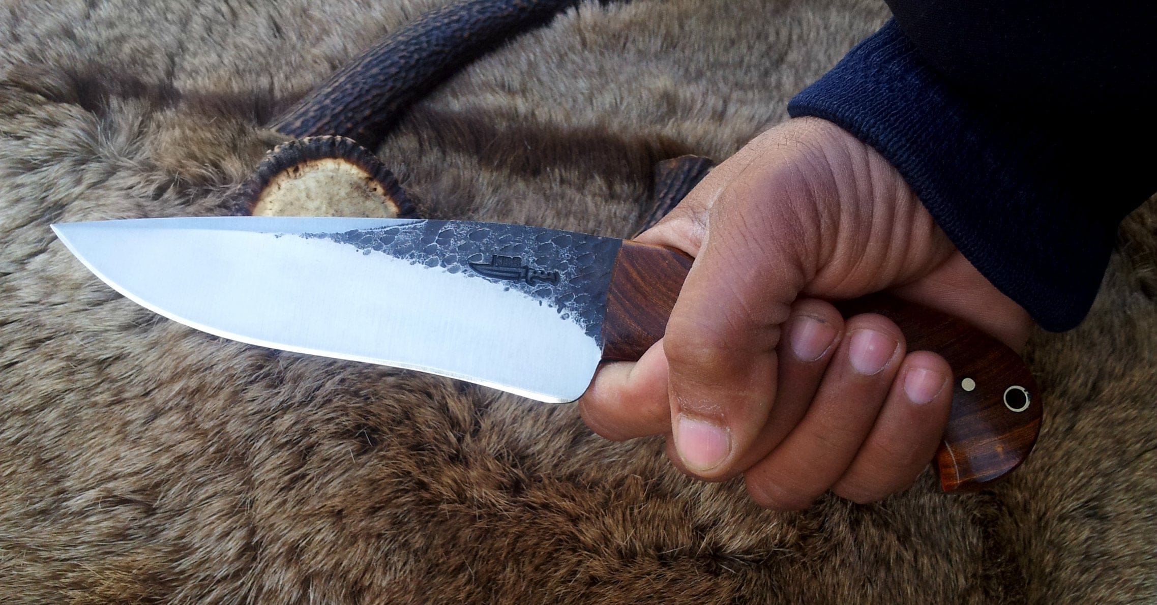 KBS Knives Store Hunting Knife KBS Knives: Custom Handmade Hand-Forged Hunting Knife | 1095 Tool Steel | 10 Inches