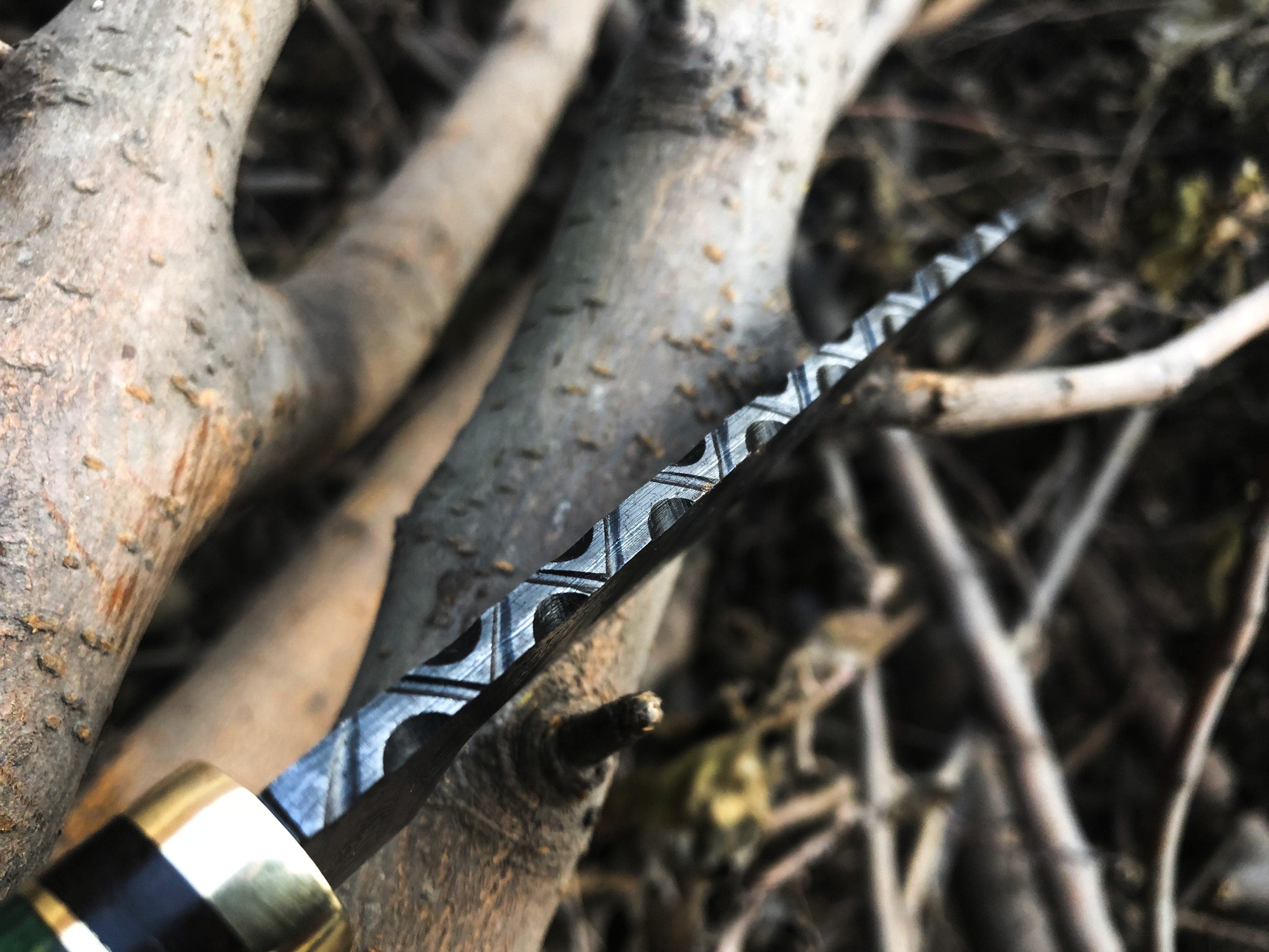 KBS Knives Store Hunting Knife New Custom Handmade Damascus Steel Hunting Knife
