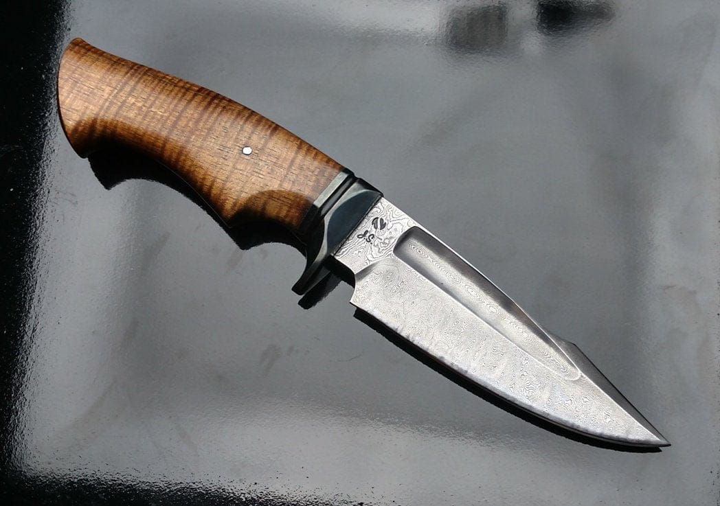 KBS Knives Store Hunting Knife Premium Custom Handmade Hunting Knife with Damascus Steel Blade