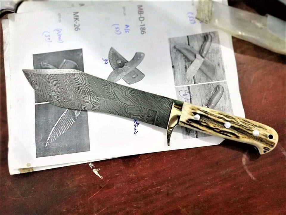 KBS Knives Store Hunting Knives CUSTOM HANDMADE DAMASCUS HUNTER PUMA KNIFE | PUMA KNIFE