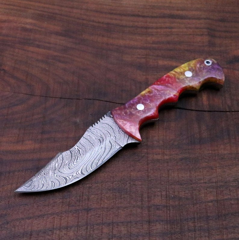 KBS Knives Store Hunting Knives CUSTOM HANDMADE DAMASCUS HUNTING KNIFE