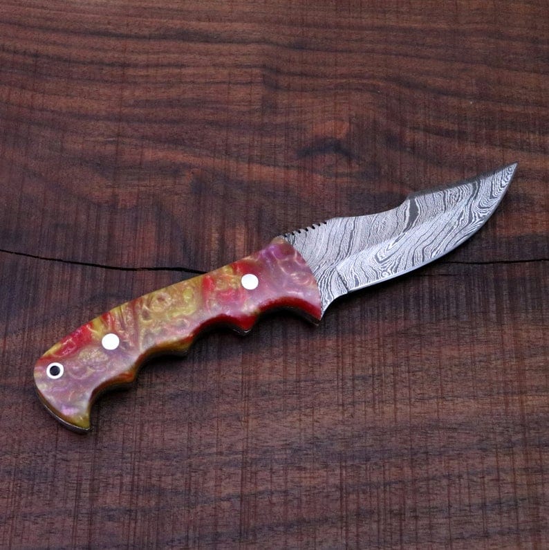 KBS Knives Store Hunting Knives CUSTOM HANDMADE DAMASCUS HUNTING KNIFE