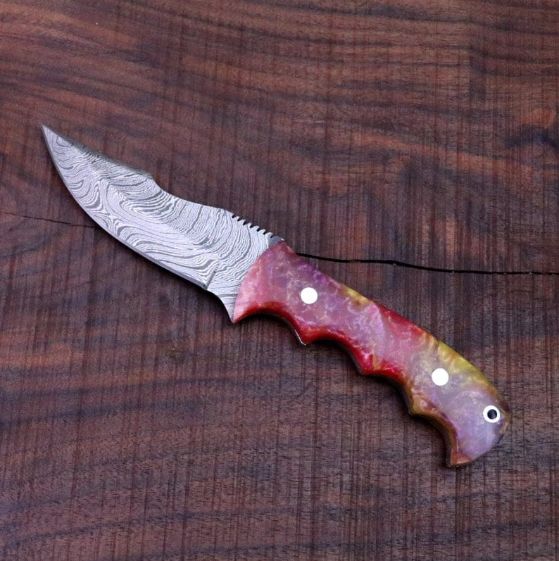 KBS Knives Store Hunting Knives CUSTOM HANDMADE DAMASCUS HUNTING KNIFE