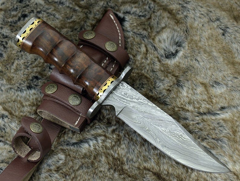 KBS Knives Store Hunting Knives Custom Handmade Damascus Hunting Knife