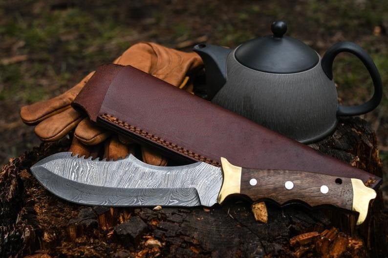 KBS Knives Store Hunting Knives Custom Handmade Damascus Hunting Knife