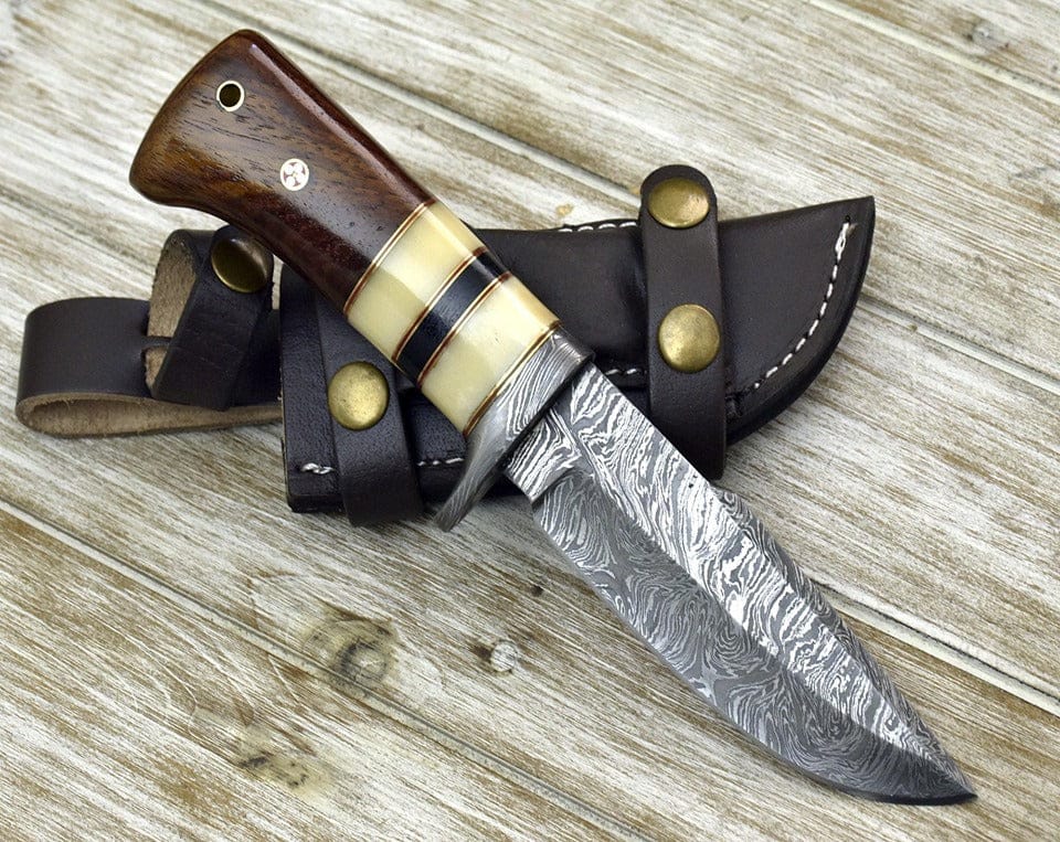 KBS Knives Store Hunting Knives Custom Handmade Damascus Steel Hunting Knife