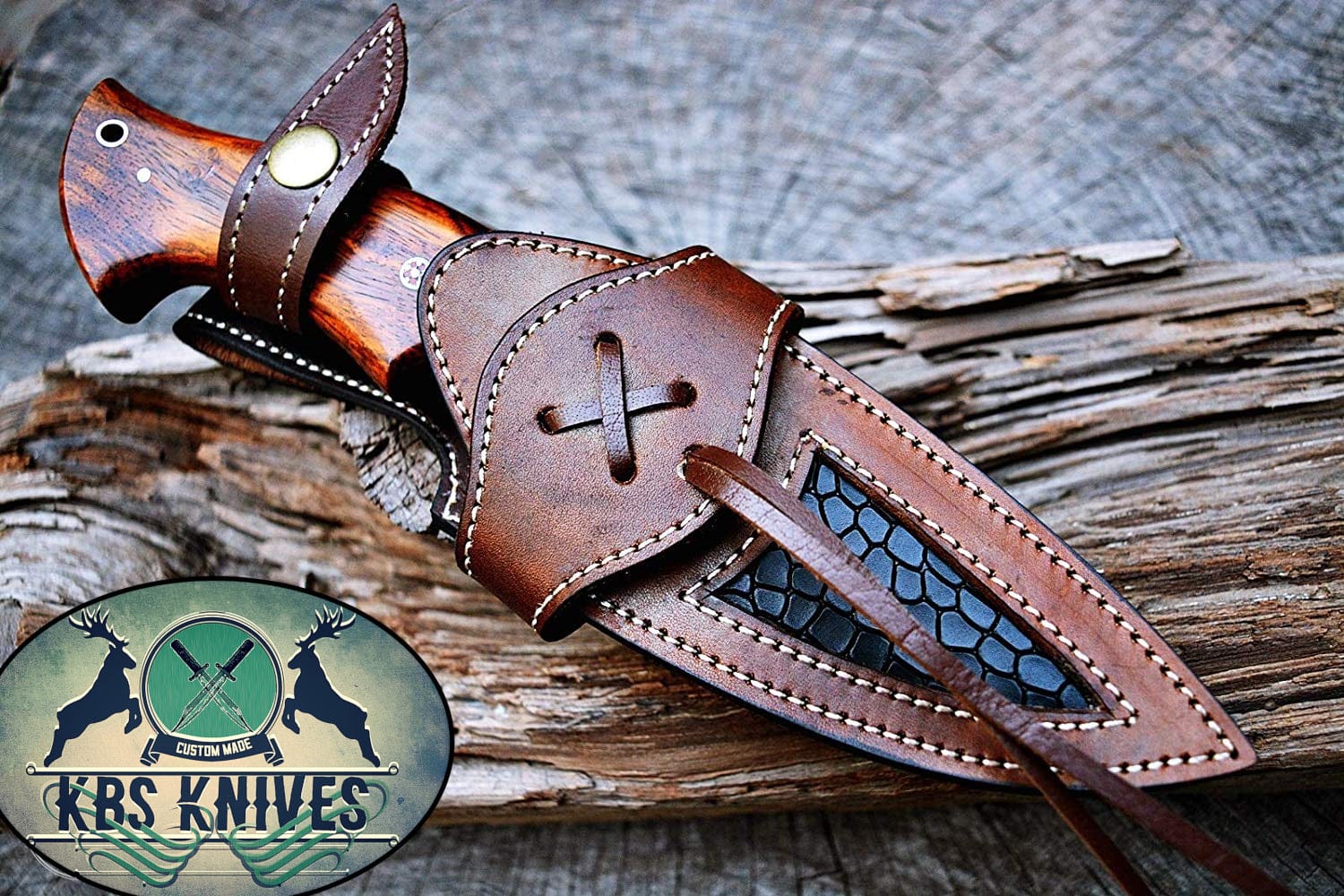 KBS Knives Store Hunting Knives Custom Handmade Damascus Steel Hunting Knife