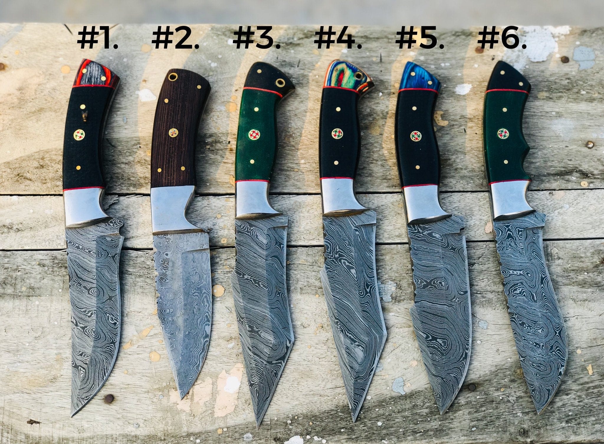 KBS Knives Store Hunting Knives Custom Handmade Damascus Steel Hunting Knives