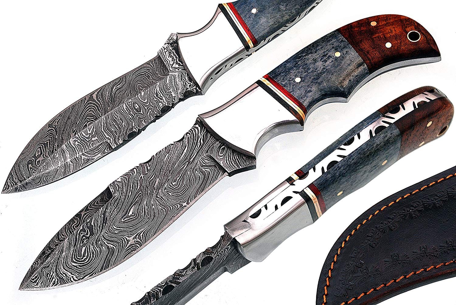 KBS Knives Store Hunting Knives Custom Handmade Damascus Steel Hunting Skinning Knife