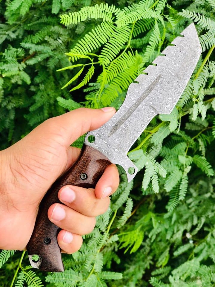 KBS Knives Store Hunting Knives Custom Handmade Damascus Tracker knife