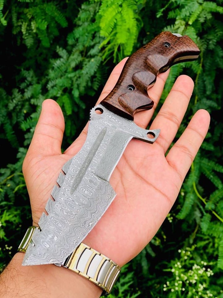 KBS Knives Store Hunting Knives Custom Handmade Damascus Tracker knife