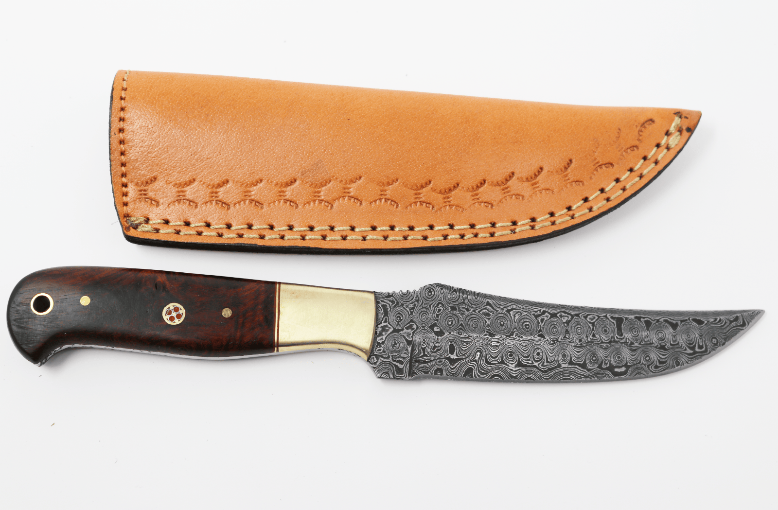 KBS Knives Store Hunting Knives Custom Handmade Fixed Blade Damascus Steel Hunting Knife