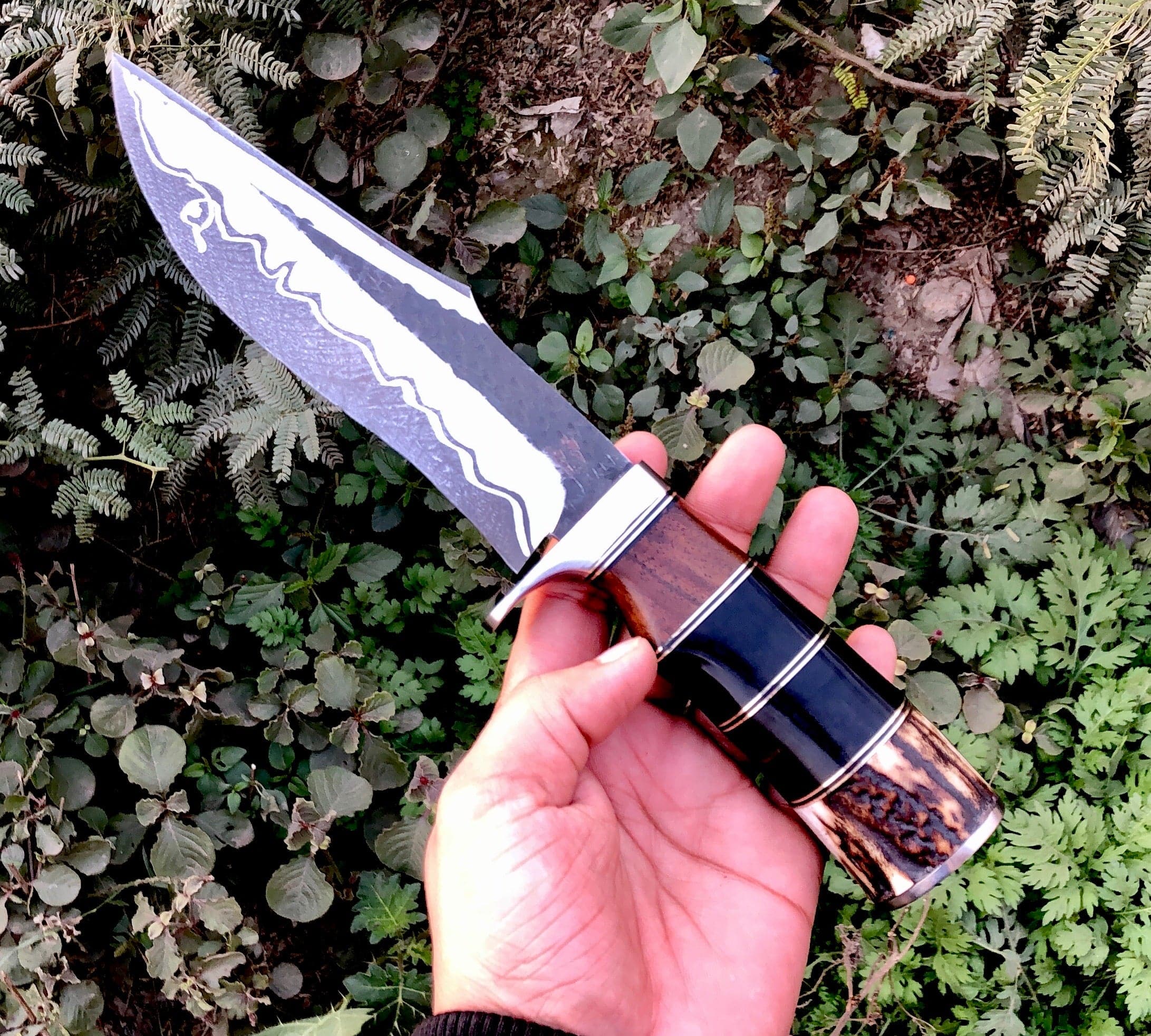 KBS Knives Store Hunting Knives Custom Handmade Hand Forged 1095 Steel Hunting Knife