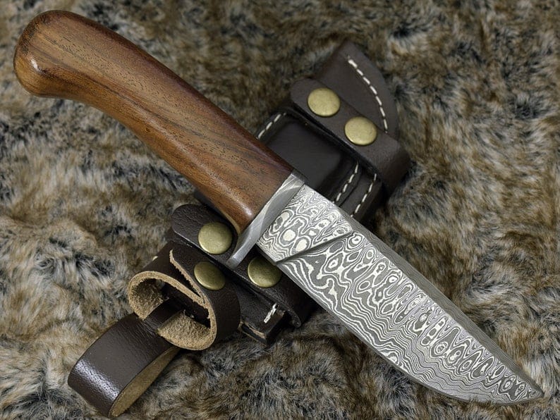 KBS Knives Store Hunting Knives Damascus Blade Hunting Knife