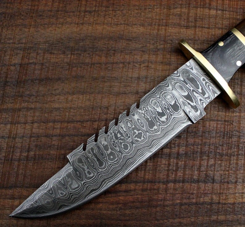 KBS Knives Store Hunting Knives Damascus Hunting Fighter Knife