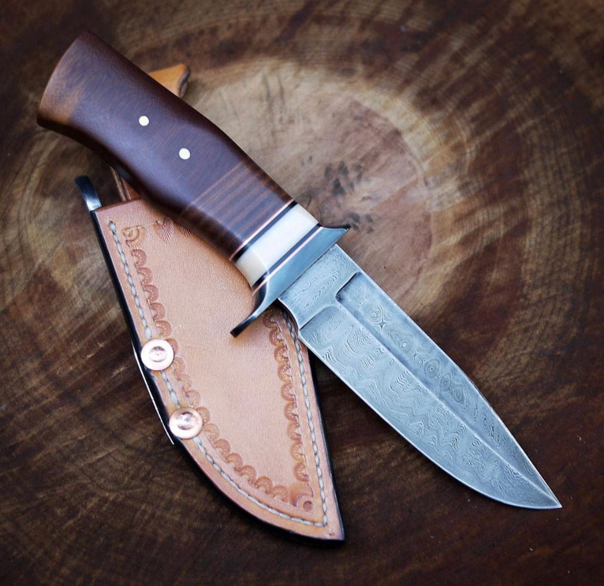 KBS Knives Store Hunting Knives Damascus Hunting Knife