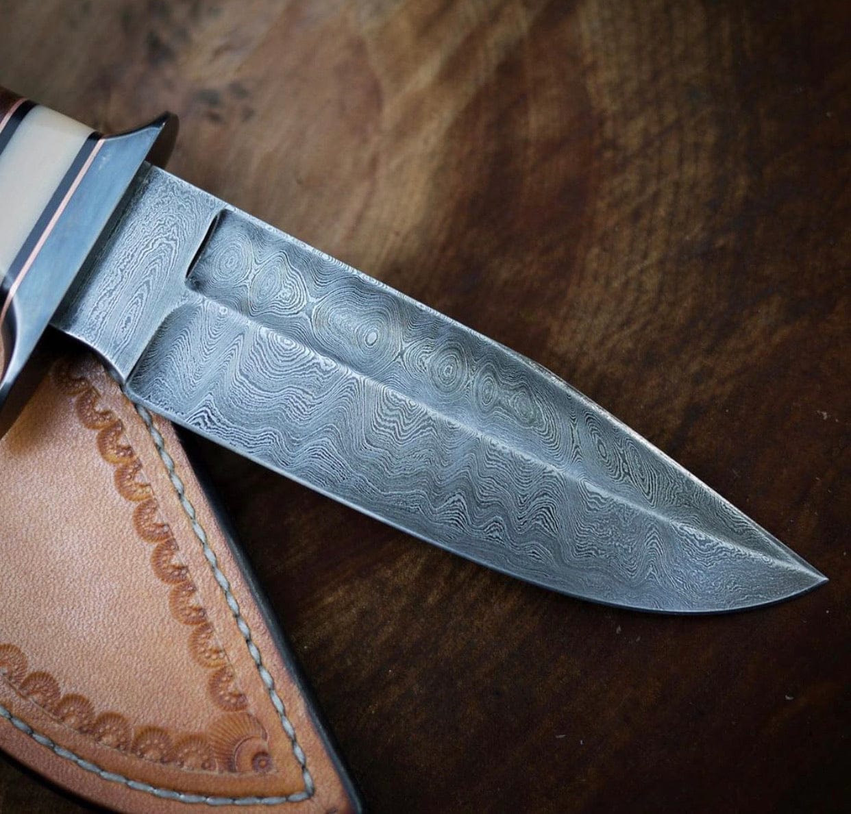 KBS Knives Store Hunting Knives Damascus Hunting Knife