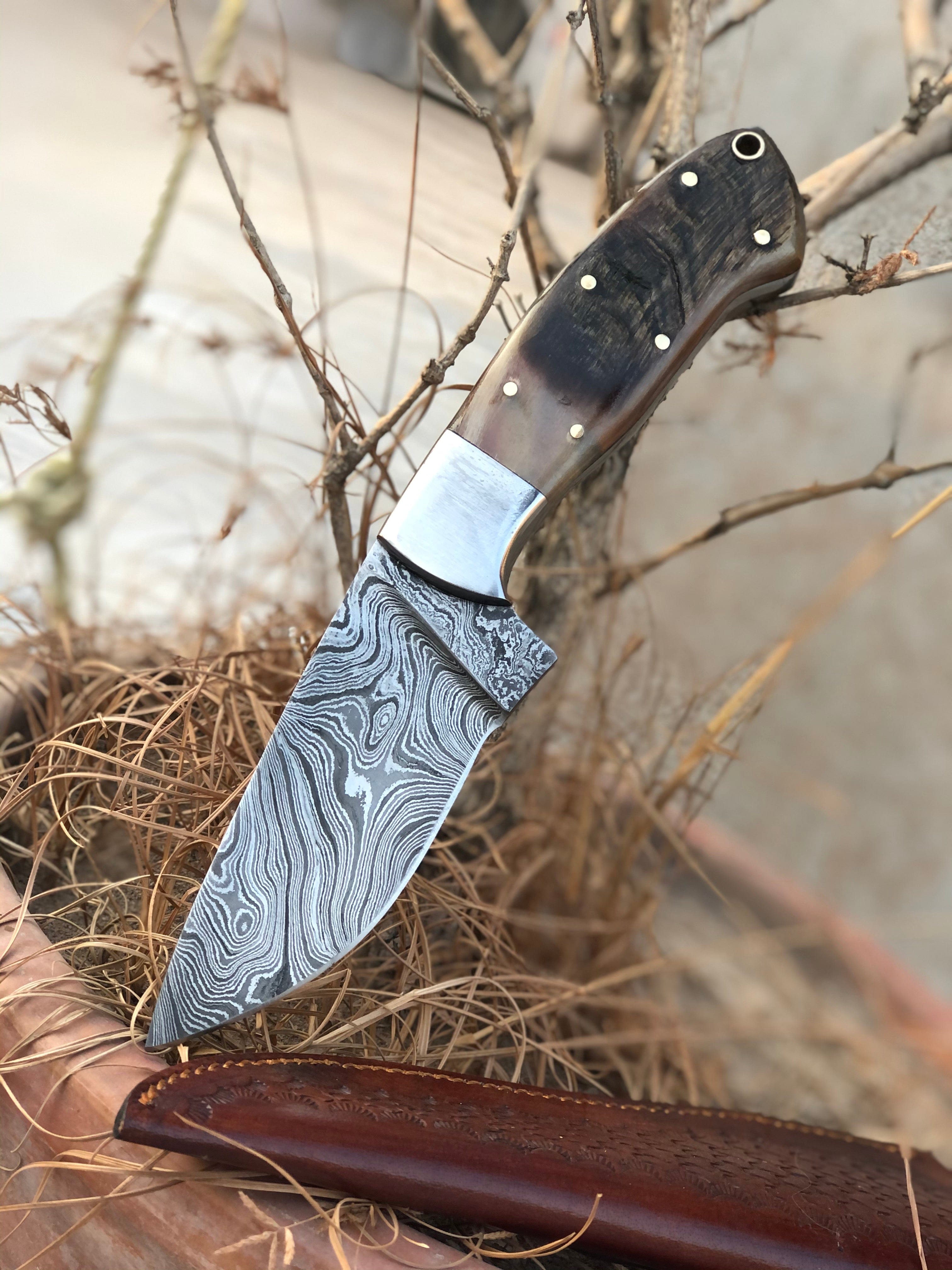 KBS Knives Store Hunting Knives Damascus Hunting Knife