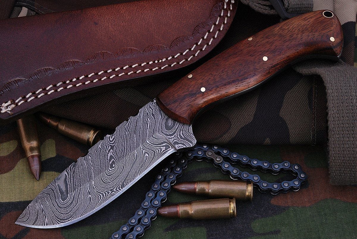 KBS Knives Store Hunting Knives Damascus Hunting Skinning Knife