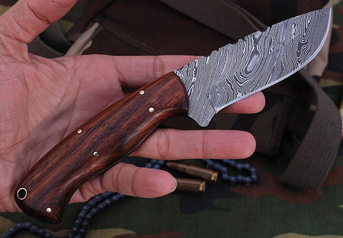 KBS Knives Store Hunting Knives Damascus Hunting Skinning Knife