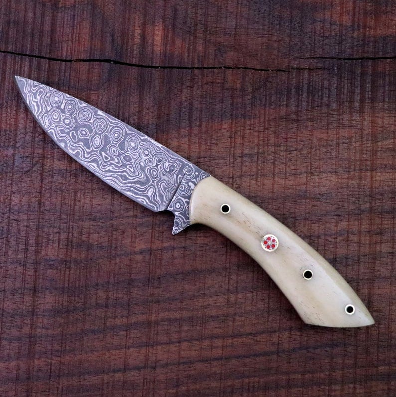KBS Knives Store Hunting Knives DAMASCUS SKINNING KNIFE