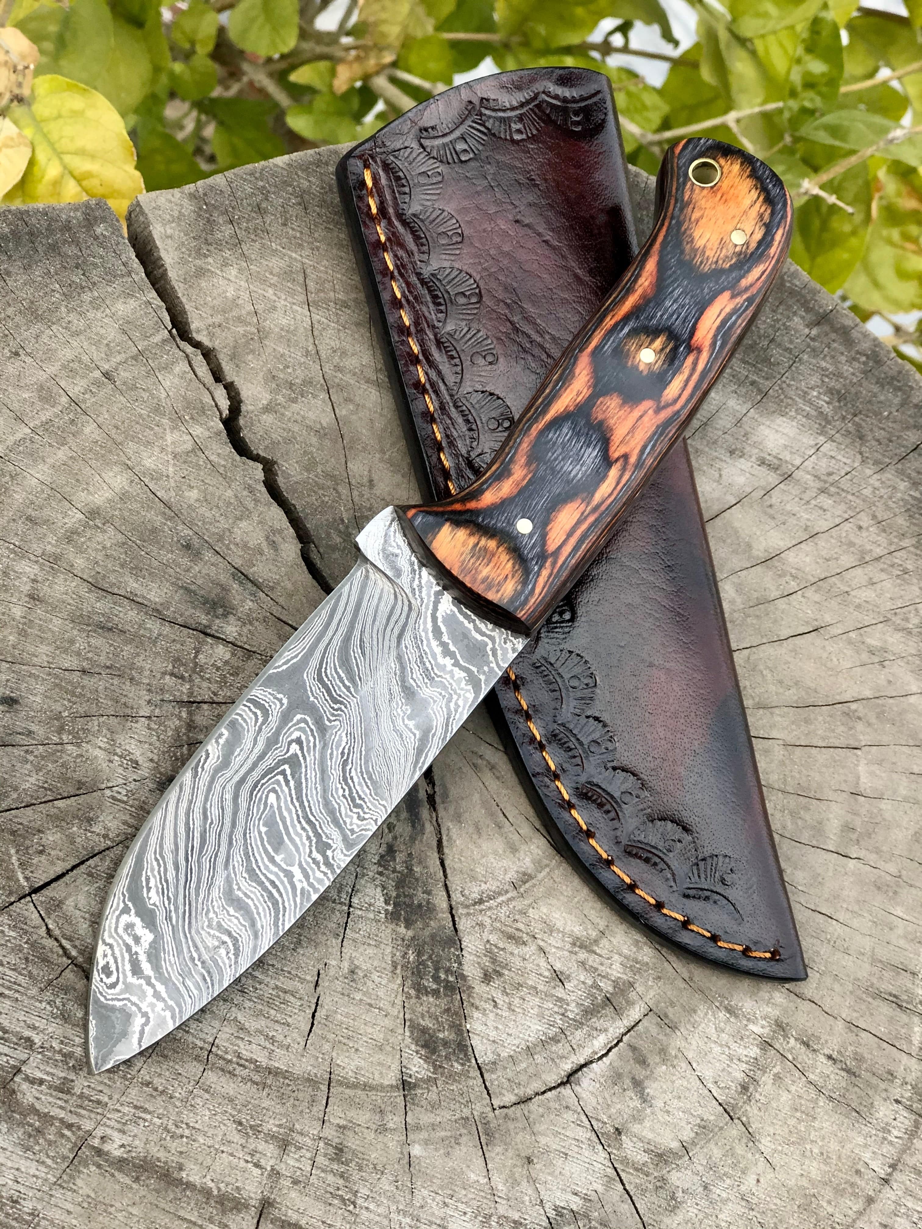 KBS Knives Store Hunting Knives Damascus Steel Bushcraft Knife