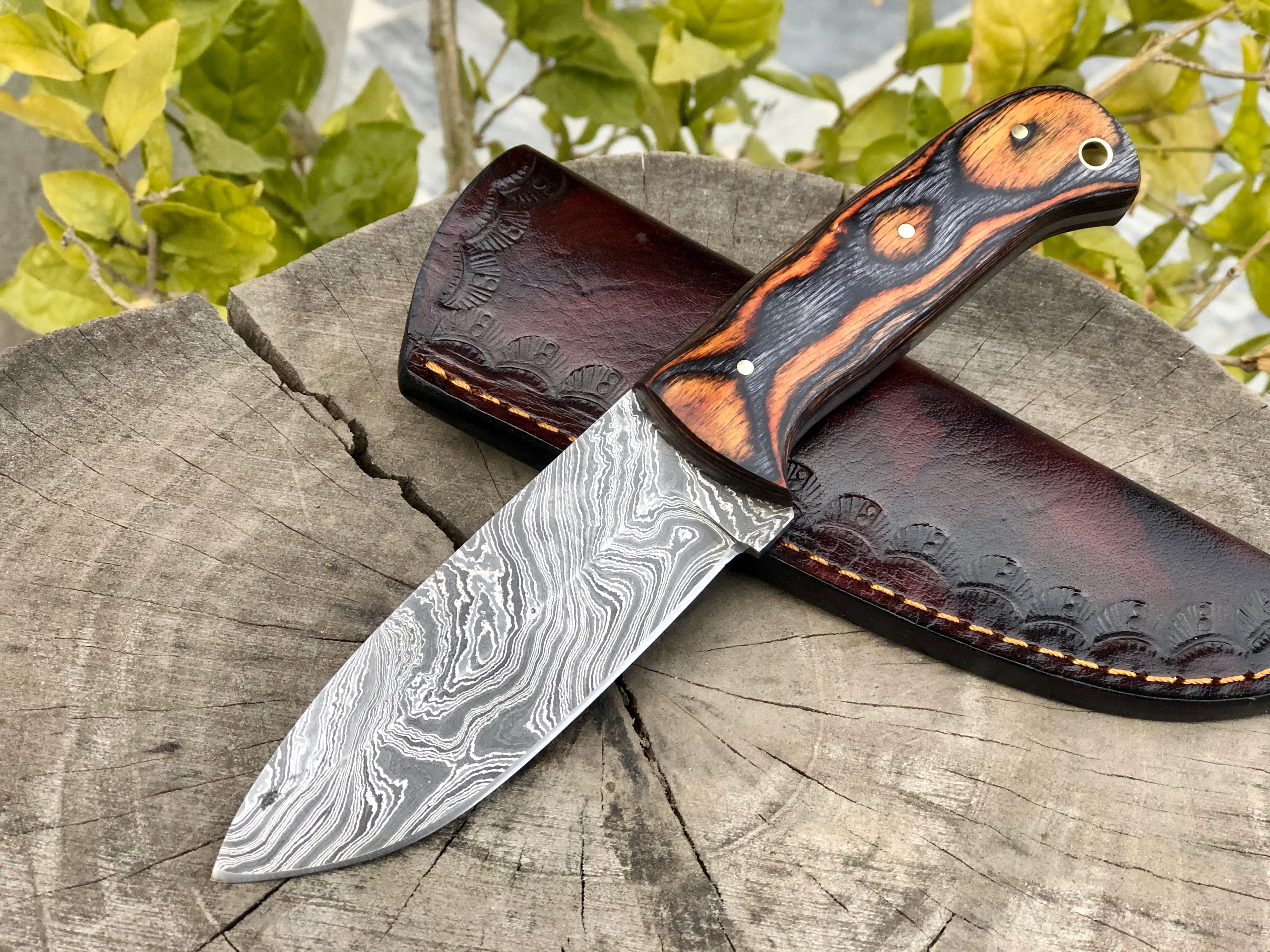 KBS Knives Store Hunting Knives Damascus Steel Bushcraft Knife