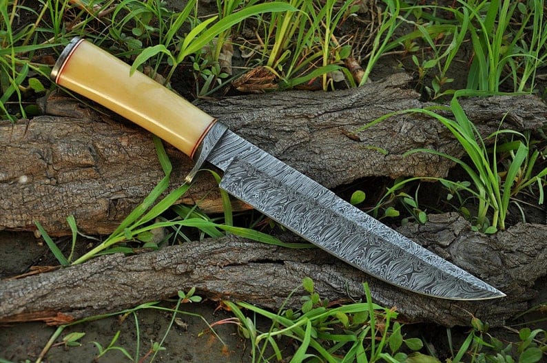 KBS Knives Store Hunting Knives Damascus Steel Hunter Knife