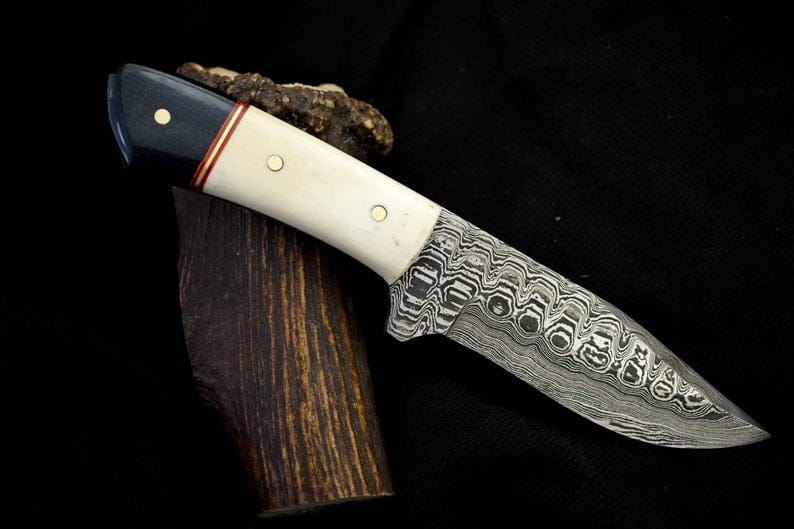 KBS Knives Store Hunting Knives Damascus Steel Hunting Knife