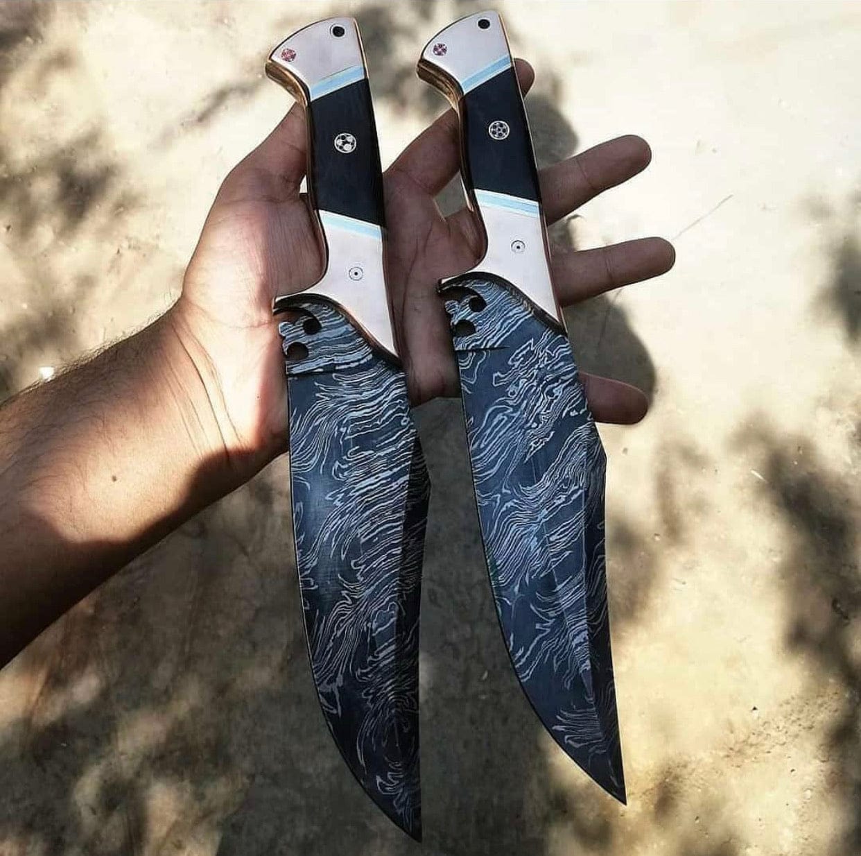 KBS Knives Store Hunting Knives Damascus Steel Hunting Knife