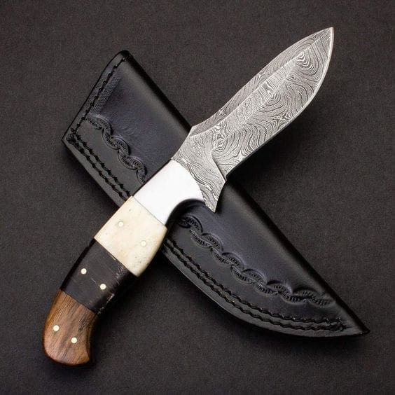 KBS Knives Store Hunting Knives Damascus Steel Hunting Knife