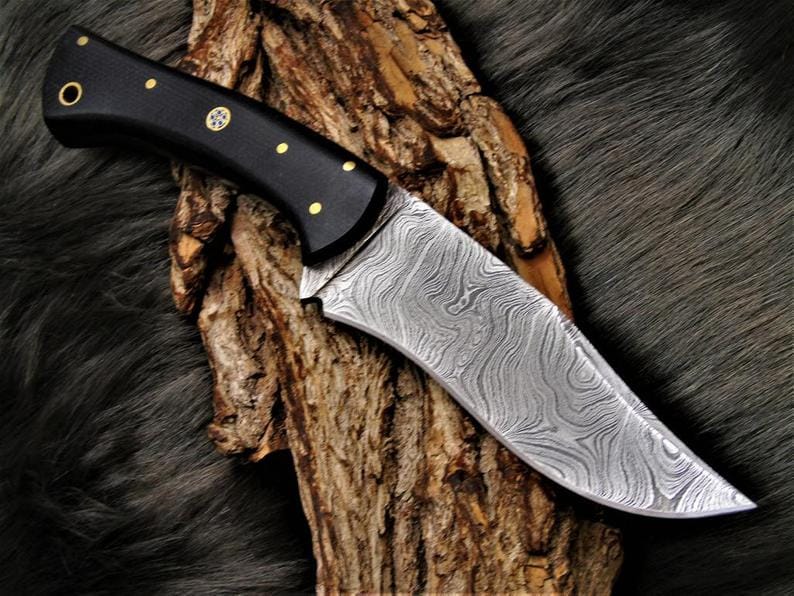 KBS Knives Store Hunting Knives Damascus Steel Hunting Knife