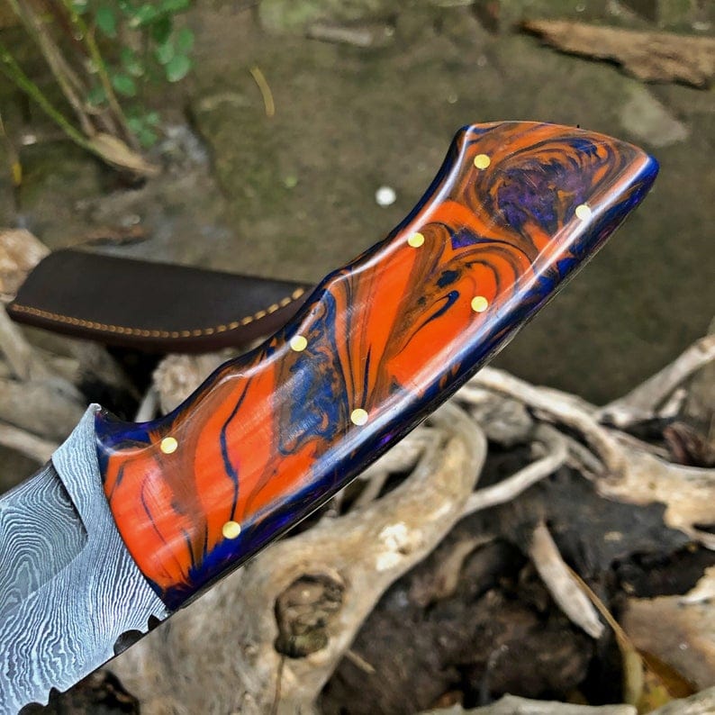 KBS Knives Store Hunting Knives Damascus Steel Hunting Skinning Knife